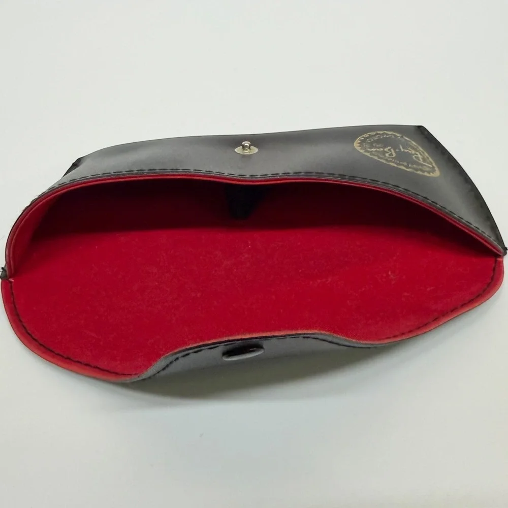 Ray-Ban Sunglasses Case Lot of 3 Black Faux Leather Replacement Covers Used